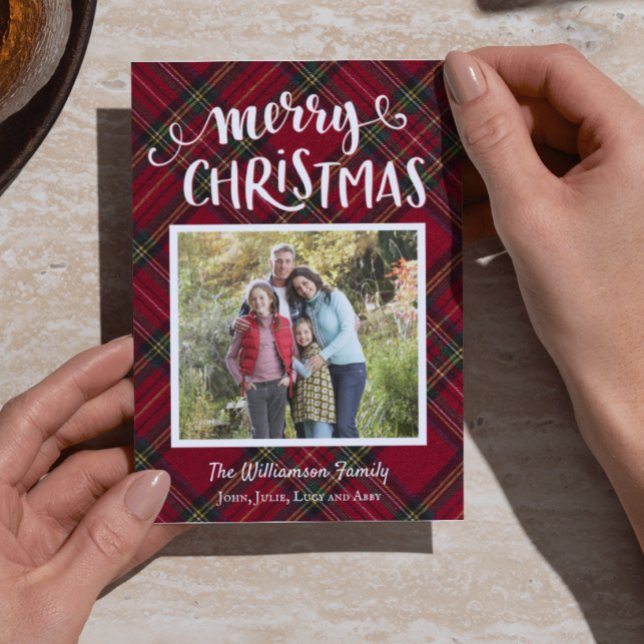 Convites Xadrez de Natal de Tartan (Criador carregado)