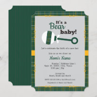 Xadrez verde Chá de fraldas do bife