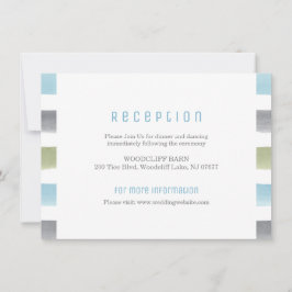 Convites Xícara de água russa, listras de praia recepção de