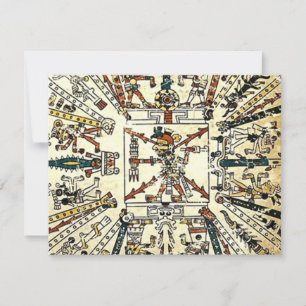 Convites Xiuhtecuhtli Aztec Morte Deus