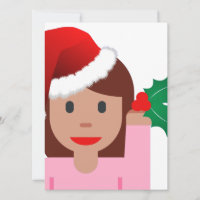 xmas information girl emoji