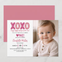 XOXO Abraços e Beijos Aniversário de 1 ano no Dia 