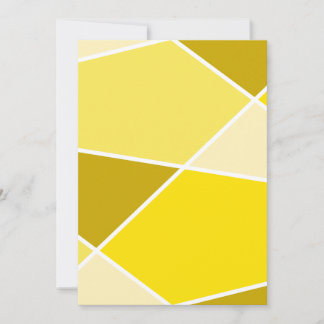 Convites Yellow JanaiCreates Color Collection Invitation