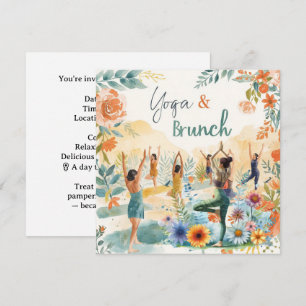 Convites Yoga e Brunch