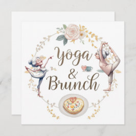 Convites Yoga e Brunch