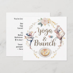 Convites Yoga e Brunch