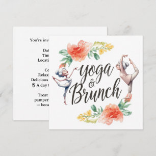 Convites Yoga e Brunch