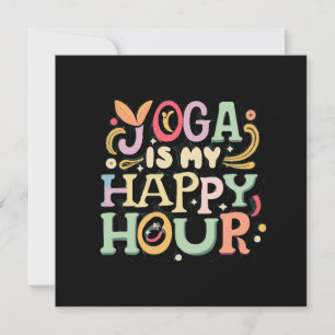 Convites Yoga É Minha Hora Feliz