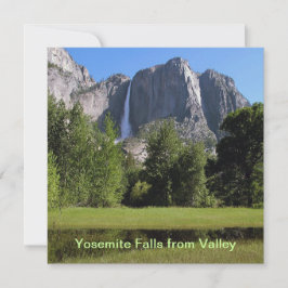 Convites Yosemite Falls do Vale da Califórnia