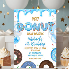 Convites You Donut want to miss this birthday Invitation