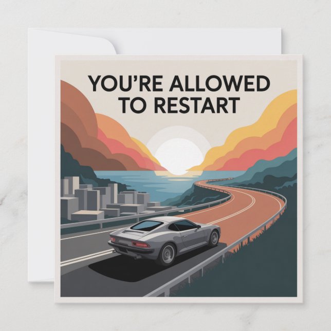 Convites You’re Allowed To Restart (Frente)