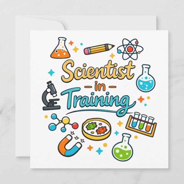 Convites Young Scientist in Training Invitation (Frente)