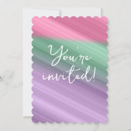 Convites "You're Invited" invitation card.