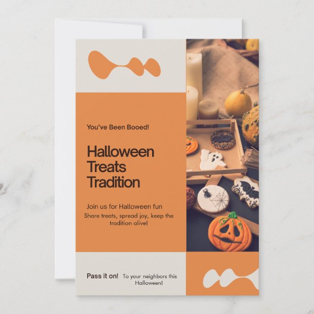 Convites You've Been Booed custom (Frente)