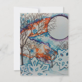 Convites Yule Holiday Feliz Natal Convide Snow Card