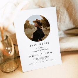 Convites Zara - Simples Chá de fraldas de Fotografia Modern