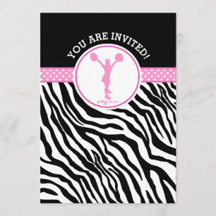 Convites Zebra Personalizada - Impressão Mais animada ou Po