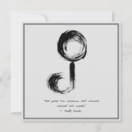 Convites Zen Citação: Sabedoria e Meditação