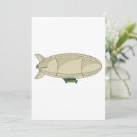 Zeppelin Dirigível Retro Blimp Ficção Científica