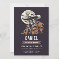 Zombie Cowboy Birthday