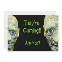 Zumbis Estão Chegando Assustados No Halloween De D