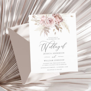 Convocação de Casamento de Orçamento Floral de