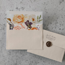 Convocação de Casamento Rustic Earth Florals