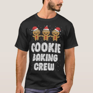 Cookie Baking Crew Camisa Natal Família Gingerbr