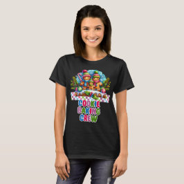 Cookie Baking Crew Gingerbird T-Shirt de Natal
