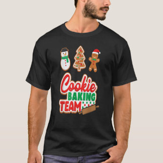 Cookie Baking Team Camisa A Família Xmas Da Tripul