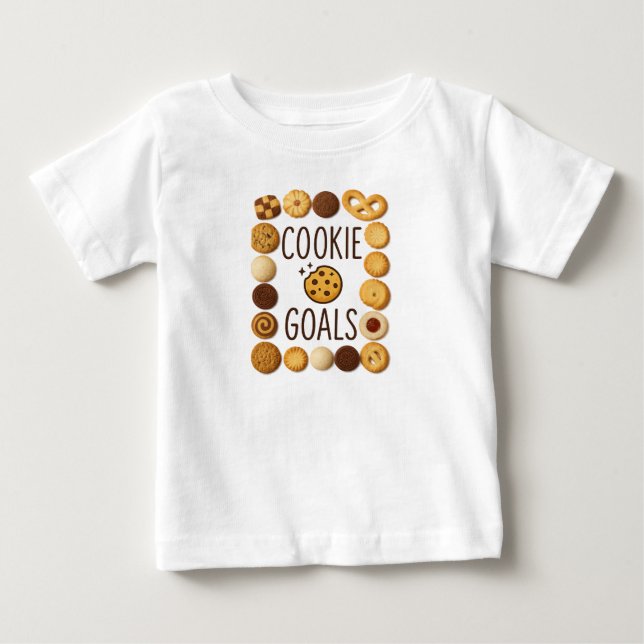 Cookie Metade Camisa do Toddler (Frente)