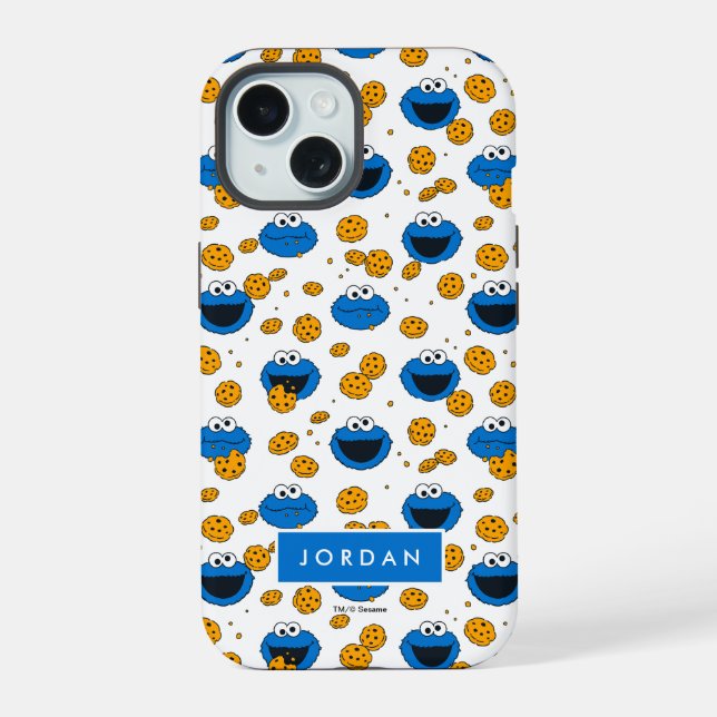 Cookie Monster | C é para Padrão de Biscoito (Verso)