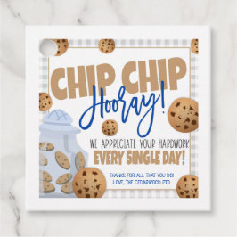 Cookie Obrigado Etiqueta do presente