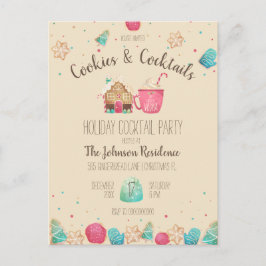 Cookies de Natal + Cocktail Budget Party - Convite