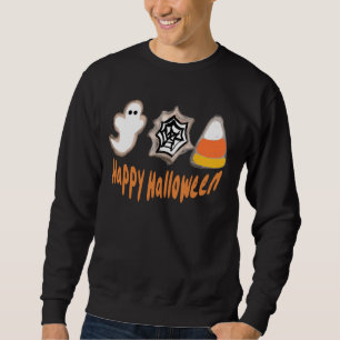 Cookies Halloween Baker Fazendo Camiseta Preta