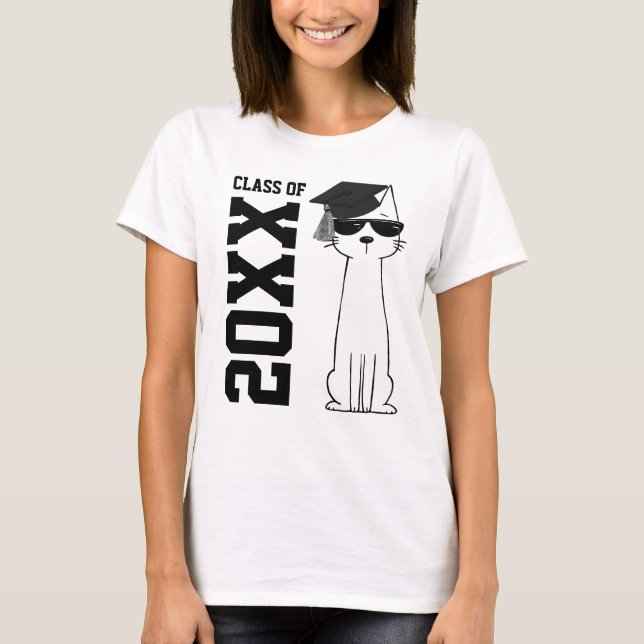 Cool Cat Graduate T-Shirt (Frente)