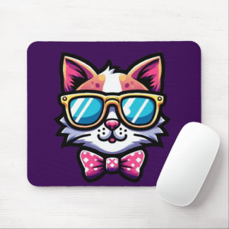Cool Cat Mouse Pad – Acessório de Mesa Divertido e
