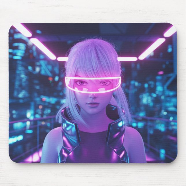Cool Cyberpunk Anime Mousepad (Frente)