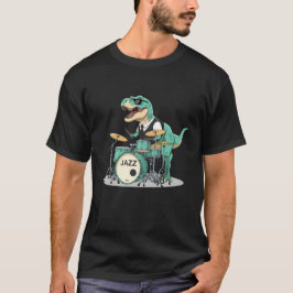 Cool Dino Percussionist Tee t-shirt 