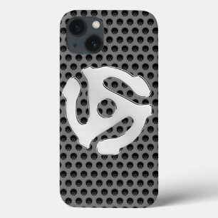 COOL Retro Vintage Chrome Like 45 spacer DJ Print