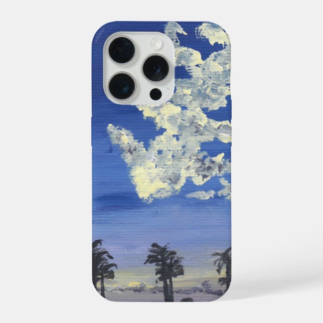 Cool Sunset Painting Phone Case (Verso)