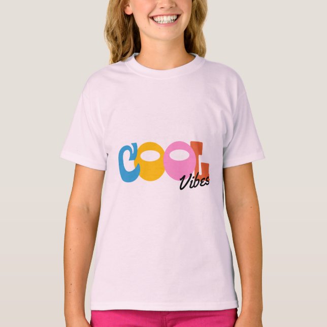 Cool Vibes Girls T-Shirt (Frente)