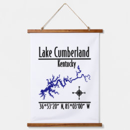Coordenadas da Costa do Lago Cumberland Kentucky