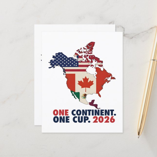 Copa do Mundo EUA Canadá México (Frente/Verso In Situ)