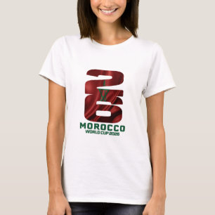 Copa do Mundo Marrocos 2026 - Camiseta do Fã dos L