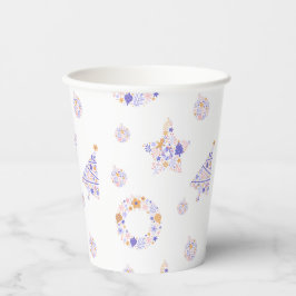 Copas de festas de Natal roxas - set 3