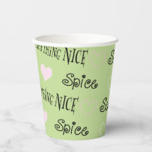 Copas de Papel "Açúcar e Arroz" 8 oz.