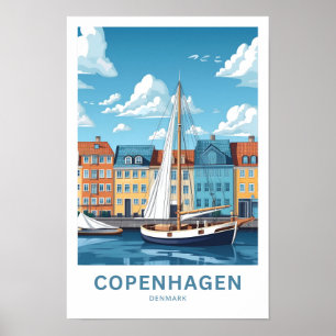 Copenhagen Denmark Viagem Impressão