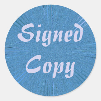Cópia assinada - Autocolantes redondos ( nº 2)