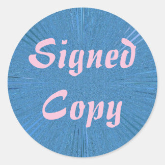 Cópia assinada - Autocolantes redondos ( nº 3)